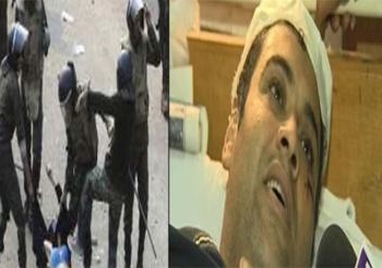 القبطي الذى حاول إنقاذ الفتاة المحجبة التي سحلها الجيش
