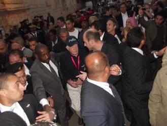 قام اليوم الرئيس الأمريكى الأسبق جيمى كارتر بزيارة بعض