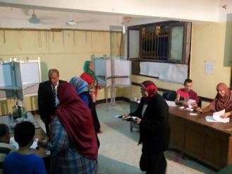 إغلاق لجان الاقتراع ببني سويف وتجميع الصناديق بمعامل الكمبيوتر