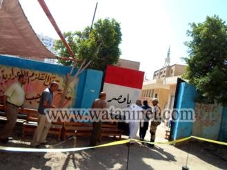 إقبال متوسط  على اللجان الانتخابية فى السويس خلال الساعات الأولى
