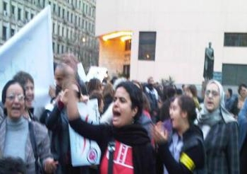 الاتحاد النسائي المصري يشارك في المسيرة النسائية