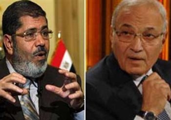 مسيرات تأييد مرسى ببني سويف تتحول للهجوم على شفيق