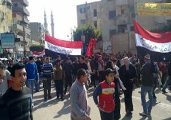 مظاهرات فى بلطيم وكفرالشيخ للتنديد بالفلول والمطالبة بتطبيق العزل