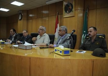 المستشار حاتم حسني رئيس اللجنة الفرعية المشرفة علي الانتخابات الرئاسية