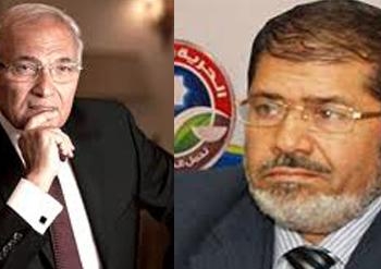 قري التكتلات القبطية بالمنيا رفعت راية تأييد شفيق