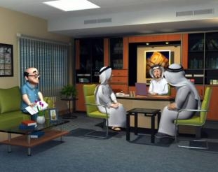 مسلسل  ” يوميات دينار ” العربى على تلفزيون اليابان “ان تي في”
