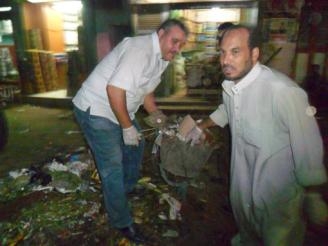 أقباط بنى سويف يشاركون فى حملة ” مصر نظيفة “