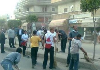 المنيا تبدأ حملة وطن نظيف  والمحافظ يؤكد على استمرار حملات النظافة