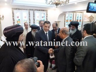 قائم مقام البابا يستقبل قيادات الوطن لعودة أقباط دهشور
