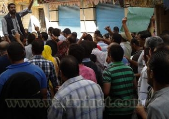 مظاهرات بكفرالشيخ تندد بالنائب العام ومرشد الإخوان