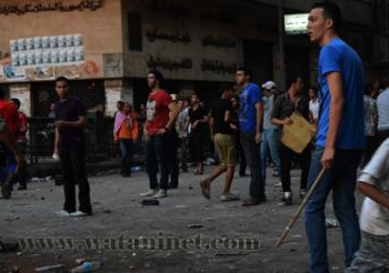 الحركات الثورية تؤكد استمرارها فى الاعتصام برغم الاشتباكات