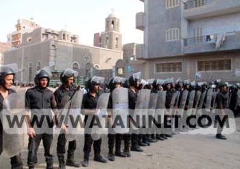 عودة الهدوء بالمنيا واحكام السيطرة الأمنية بقرى