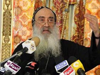 الأنبا بولا فى المؤتمر الصحفى للمجمع المقدس