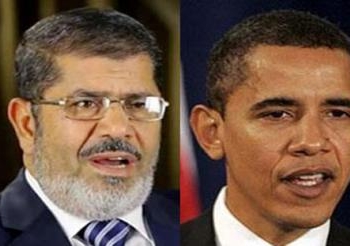 أوباما ومرسي يتفقان على ضرورة تهدئة الأوضاع في قطاع غزة