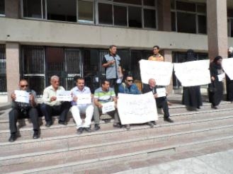 احتجاجية الإعلاميين فى السويس ضد المحافظ واخونة الإعلام