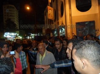 متظاهرو السويس عقب خطاب الرئيس : ارحل يعنى امشى