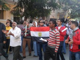 ثوار بني سويف : أنا مش كافر أنا مش ملحد يسقط يسقط حكم المرشد