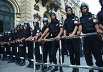 كردون أمني حول  كنائس أبوقرقاص بالمنيا أثناء صلوات رأس السنة