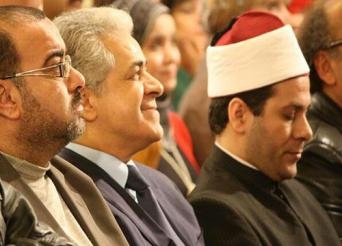بالصور.. رموز وطنية فى قصر الدوبارة احتفاﻻ بالميلاد المجيد