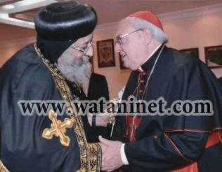 لقاء البابا تواضروس مع الكاردينال ساندرى بوادى النطرون
