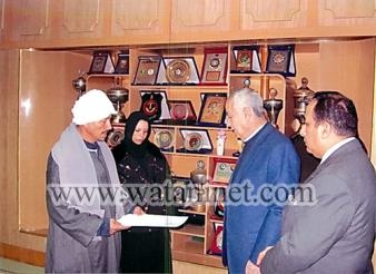 أمن المنيا يكرم اسم مجند من المنيا استشهد عقب إصابته في كمين بالقاهرة
