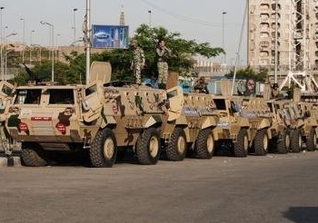 القوات المسلحة تمشط محيط سجن بورسعيد