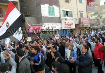 ثوار بني سويف: بني سويف قالتها قوية مرسي فقد الشرعية