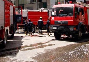 حريق بمبني الرقابة الإدارية بمدينة نصر