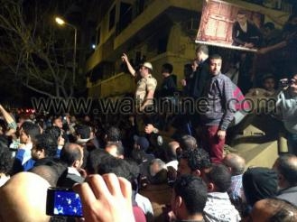 الألتراس يحاصر منزل المحافظ