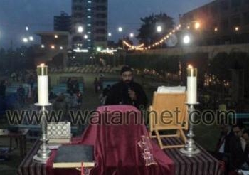 زفة بشوارع كفر صليب احتفالا بعيد الصليب