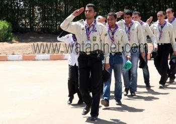 افتتاح معسكر الجوالة الخامس بجامعة جنوب الوادي