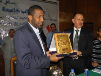 تكريم ربيع ياسين بجامعة بني سويف