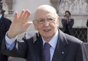 إعادة انتخاب جورجيو نابوليتانو رئيسا لايطاليا