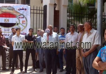 وقفة احتجاجية بقنا احتجاجا على هجمة الإخوان على القضاء