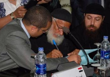 اتفاق لفض الازمه بين العرب ورهبان وادى الريان
