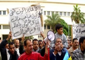 اتحاد عمال مصر الحر يطالب قنديل بحل مشكلة مساهمة البحيرة