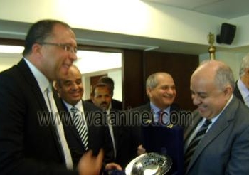 دراج يقيم حفل تكريم لوزير التخطيط والتعاون الدولى السابق