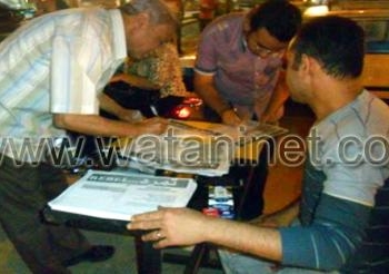 أمكان ثابتة ببني سويف لتوزيع و تجميع استمارات تمرد