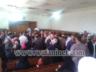 قاضى محاكمة  المعلمة القبطية بالاقصر يرفع الجلسة لتقديم الطلبات