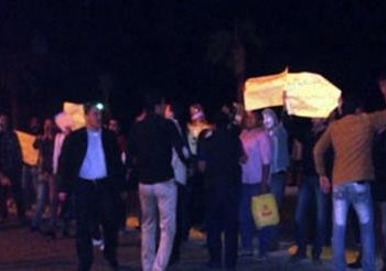 مسيرة بالجراكن الفارغة من القائد ايراهيم الي سيدي جابر