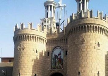 طوق امنى مشدد حول دير العذراء المحرق بالقوصيه اسيوط