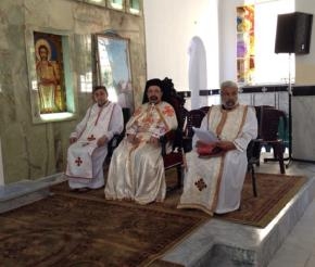 بالصور.. بطريرك الاقباط الكاثوليك يدشن كنيسة سان جورج اليوم