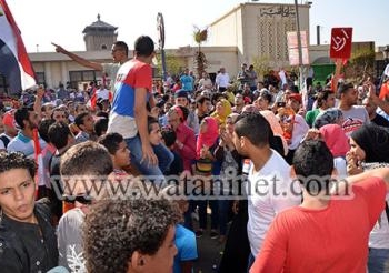 بالصور إنطلاق مسيرة سراى القبه الان فى إتجاهها إلى الاتحادية
