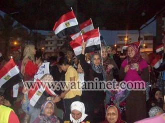 بالصور والفيديو:معتصموا دسوق يهتفوا ضد المرشد والاخوان والبلتاجى