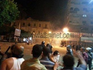 ارتفاع أعداد مصابي مصادمات ميدان بالاس بالمنيا لـــ 11 وهدوء حذر