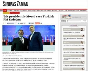 أردوغان: مرسي هو رئيسي والجيش لحماية الحدود وليس للحكم