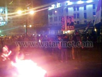 بالصور والفيديو شغب أخواني برمسيس مساء أمس