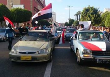 جبهة 30 يونيو بالمنيا تحي ذكري العاشر من رمضان