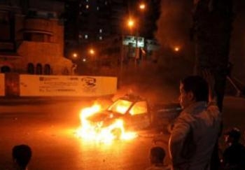 انفجار قنبلة أمام مركز شرطة أبو صوير