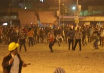 وفاة شخص واشتبكات وتحطيم محلات بشارع فيصل